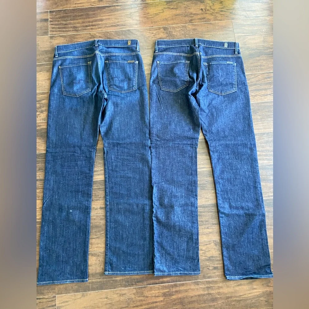 7 For All Mankind Standard and Carsen Jeans sz 32x33 - Picture 10 of 10